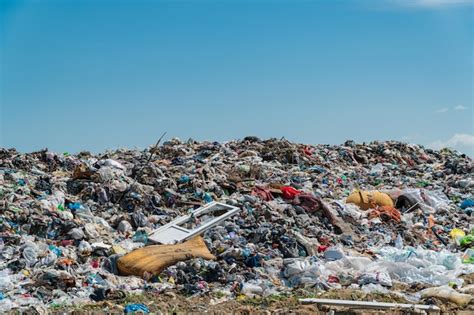 Premium Photo | Huge landfill of garbage city landfill environmental ...