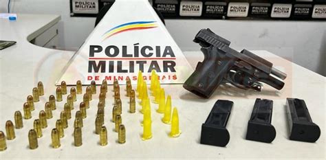 Em Bar O De Cocais Pol Cia Militar Prende Homem Armado Pistola Em