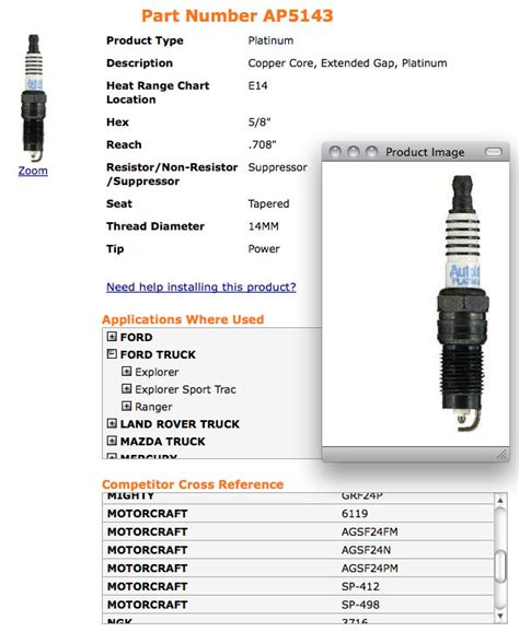 Ford f150 spark plug gap setting