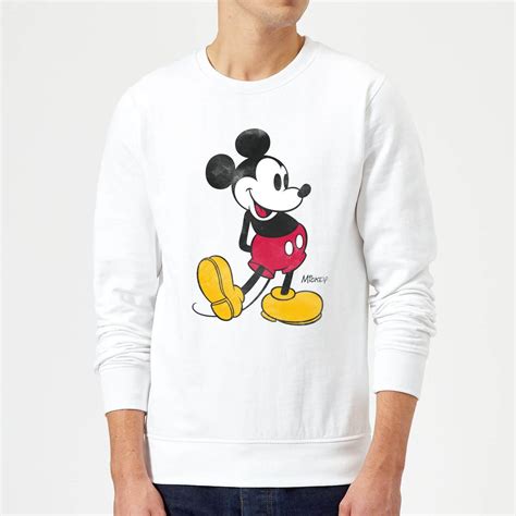 Mickey Mouse Classic Sweatshirt For Adults Walt Disney World Gray