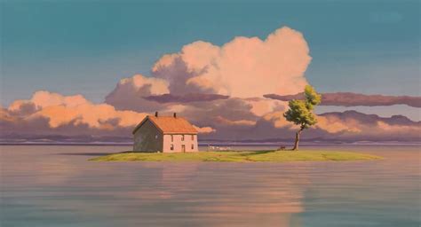 Miyazaki Studio Ghibli Background Studio Ghibli Art Landscape Wallpaper