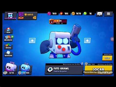 Jogando Brawl Stars Jogando O 8 BIT YouTube