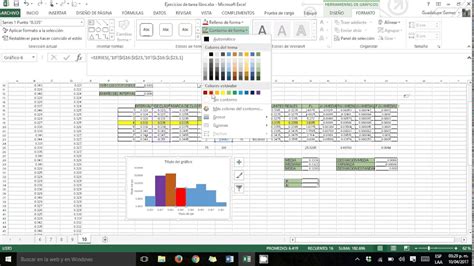 Gr Ficos Estad Sticos En Excel Histograma Y Ojiva Youtube