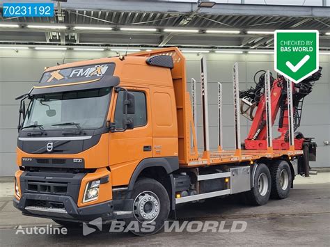 Volvo FMX 540 6X4 Retarder Epsilon Q150Z96 Euro 6 Holztransporter LKW