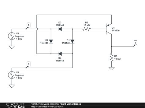 Xor Transistor Circuit Diagram - Circuit Diagram