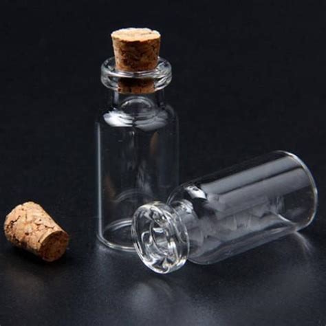 Small Glass Bottles With Cork - Etsy