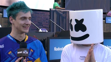 Interview With Ninja And Marshmello After Winning Fortnite E