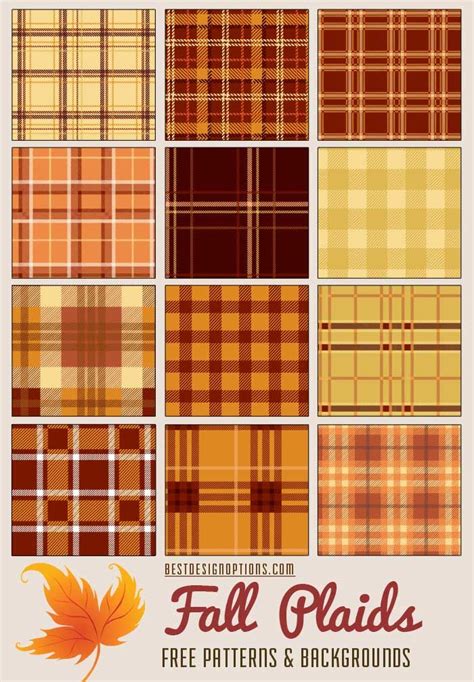 12 Fall and Autumn Plaid Patterns | Plaid pattern, Fall plaid, Plaid