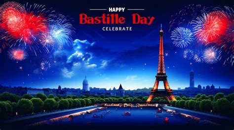 Premium Psd Bastille Day Poster Design