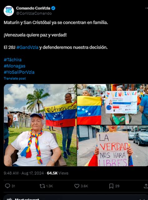 Gran Protesta Mundial Por La Verdad En Venezuela Hoy 17 De Agosto