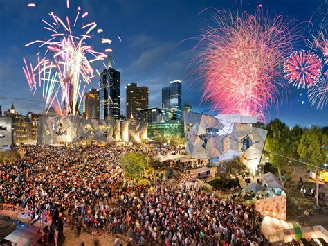 Federation Square Attraction Melbourne Victoria Australia