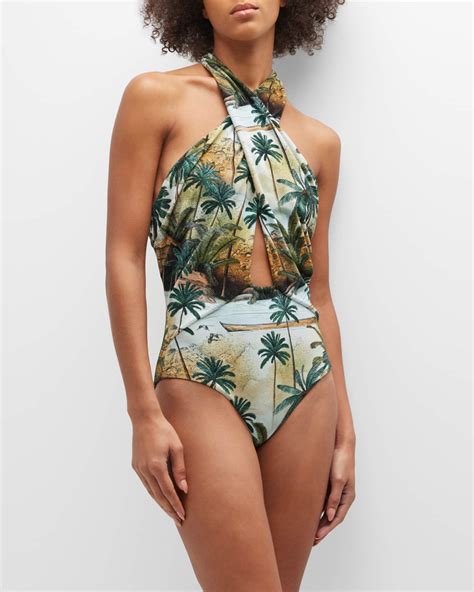 Johanna Ortiz Hidden Paradise One Piece Swimsuit Neiman Marcus