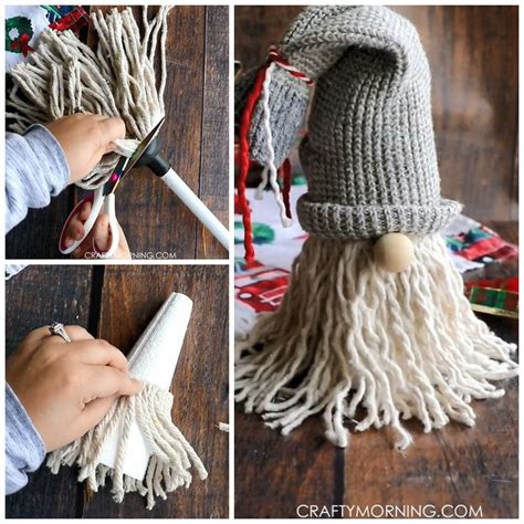 How To Make Mop Gnomes Crafty Morning En 2020 Elfos De Navidad