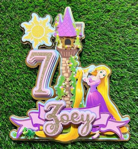 Rapunzel Cake Topper Etsy