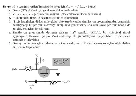 Devre A A A Da Verilen Transist Rl Devre I In Chegg