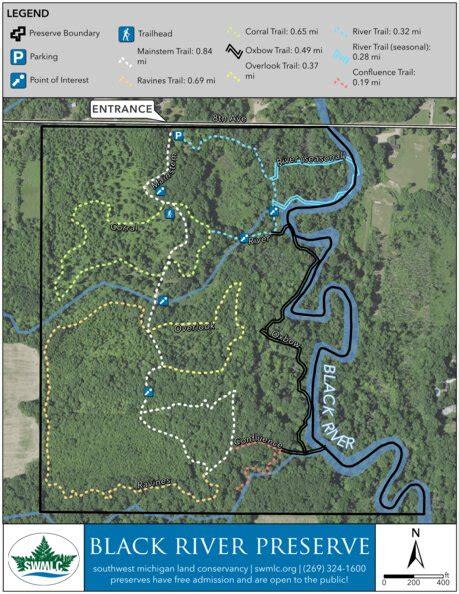 SWMLC's Black River Preserve Map by Southwest Michigan Land Conservancy ...