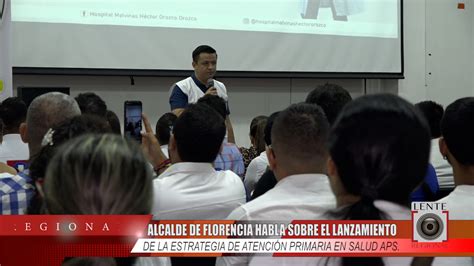 Alcalde De Florencia Habla Sobre El Lanzamiento De La Estrategia De