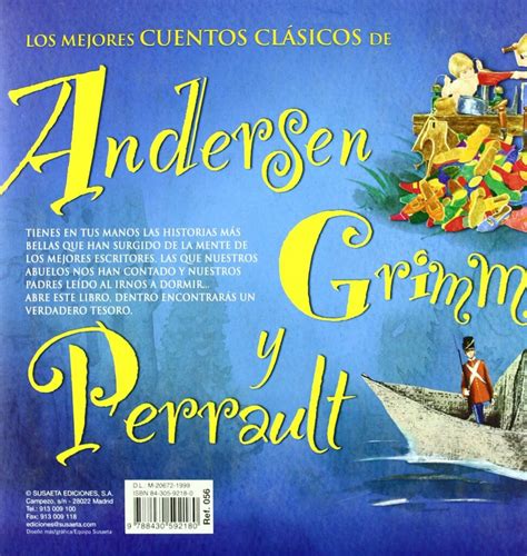 Libro Los Mejores Cuentos Cl Sicos De Andersen Grimm Y Perrault Por