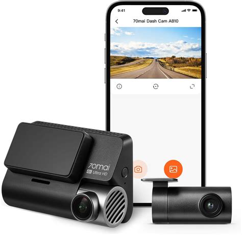 70mai New 4K Dash Cam A810 With Starvis 2 IMX678 Dual HDR Front And