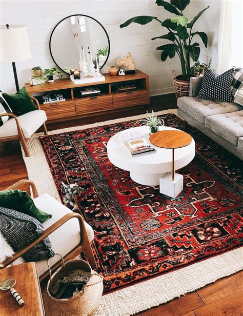 20+ Bohemian Living Room Rugs