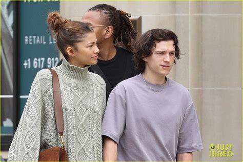 Tom Holland And Zendaya Hold Hands During Day Out In Boston Together