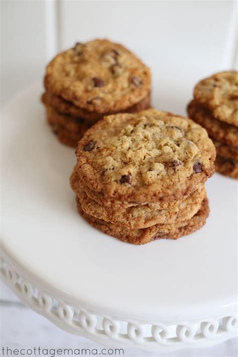 Crispy And Chewy Chocolate Chip Cookie Recipe The Cottage Mama