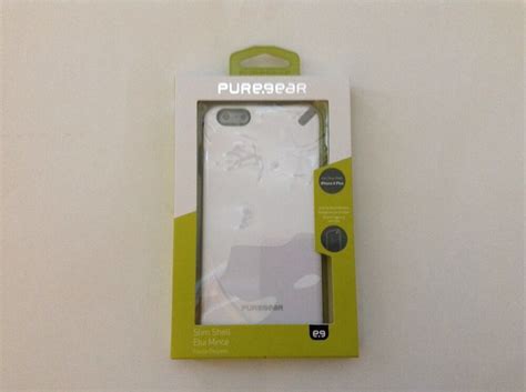 Iphone Plus Puregear Slim Shell Case White Pg Ebay