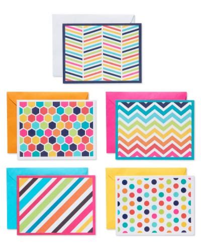 American Greetings Bright Pattern Cards With Colored Envelopes 30 Ct Qfc