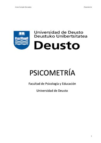 Psicometria Pdf