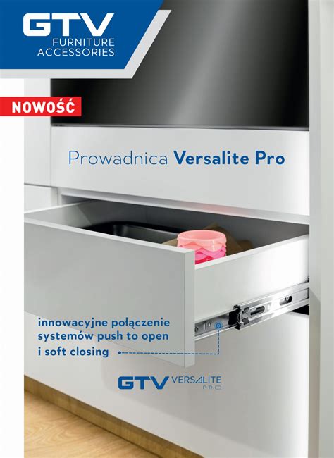 Prowadnica Kulkowa GTV VERSALITE PRO PUSH DOMYK 500 Mm Sklep Bimeb