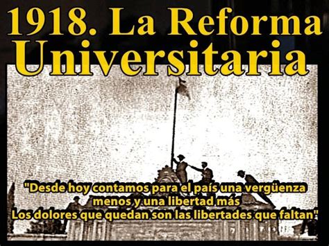 A A Os De La Reforma Universitaria Qu Sigue El Peri Dico De