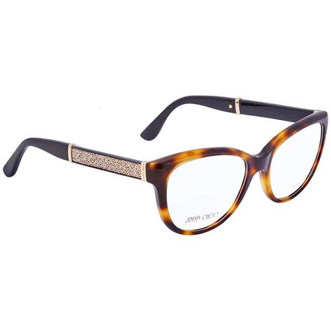 Jimmy Choo Ladies Tortoise Cat Eye Eyeglass Frames Jc179 016y 53