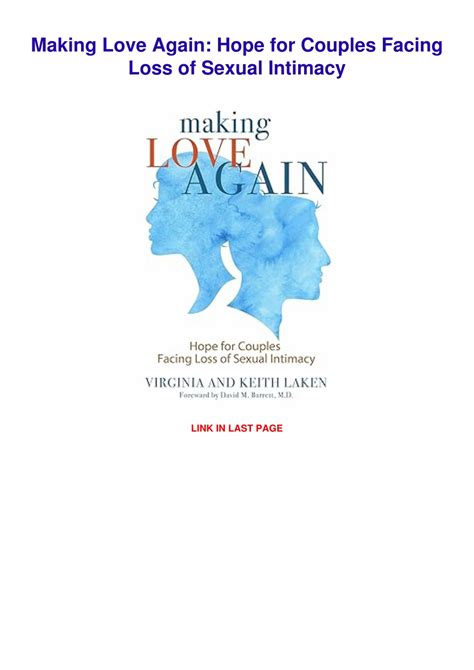 Ppt Download⚡️ Pdf ️ Making Love Again Hope For Couples Facing Loss Of Sexual Intimacy