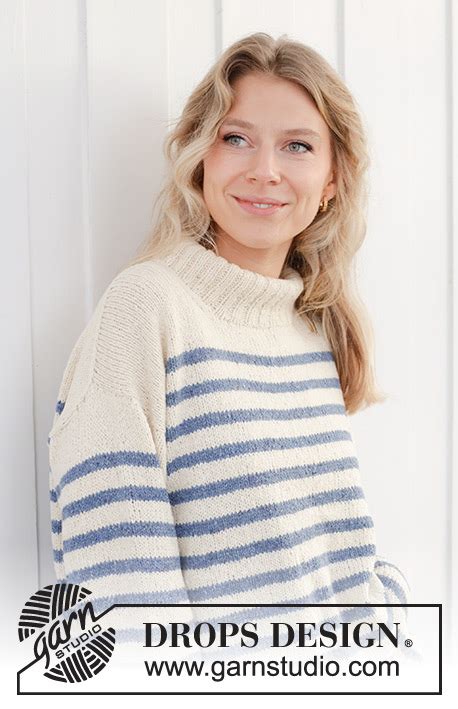 Sailor Stripes Drops 239 39 Free Knitting Patterns By Drops Design