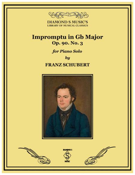 Impromptu No In Gb Major Franz Schubert Piano Solo Arr Diamond