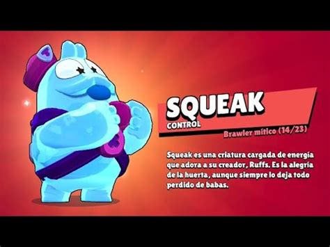 Brawl Stars Nuevo Brawler M Tico Squeak Youtube