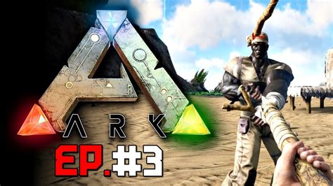 Ark Survival Evolved EP 3 ยนคอรนลาไดโนเสาร YouTube