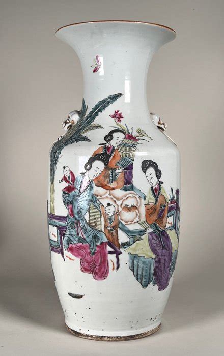 Bottle Vase 1 Famille Rose Porcelain China Qing Catawiki