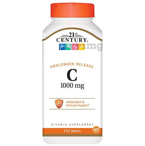 21st Century C 1000mg Prolonged Release Tablet Buy Bottle Of 110 0