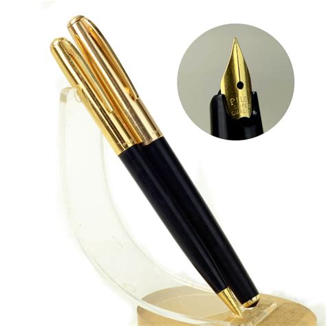 Buy Vintage Pilot Super Set Of Fountain Pen And Pencil Fine Gold Plated Nib