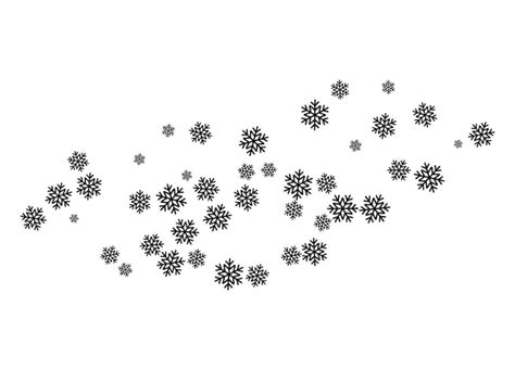 Falling Snowflakes Christmas Winter Free Svg File Svg Heart Clip