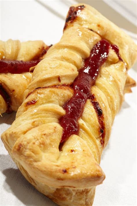 Puff Pastry With Jam Stock Image Image Of Lunch Bakery 13187827