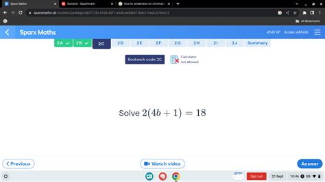 Solved Sparx Maths Solution Gauthmath How To Screenshot On Chromebo