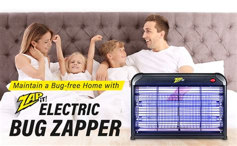 Zap It Indoor Electric Fly Zapper Uv Lamp 2 800 Volt Electric Plug In Fly Trap Insect Killer