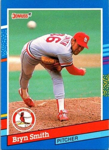 Bryn Nelson Smith St Louis Cardinals Donruss Pitcher Baseball