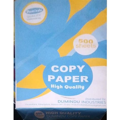 Half Sheet A4 Size Paper Bundle 60 Gsm Typing Paper 500 Sheets Darazlk