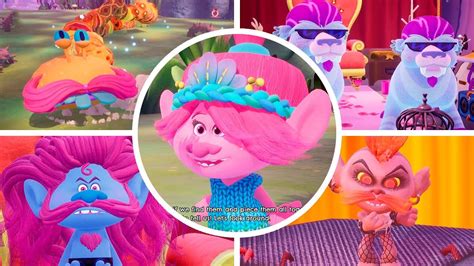 Dreamworks Trolls Remix Rescue All Bosses With Cutscenes Ending