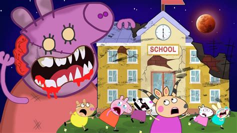 Peppa Pig Turns Into A Giant Werewolf At School Peppa Pig Sad Story