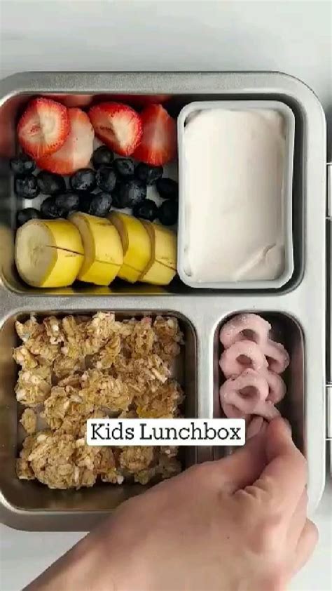 Kids Lunch Box | Kids lunch recipes, Lunch snacks, Easy meals for kids