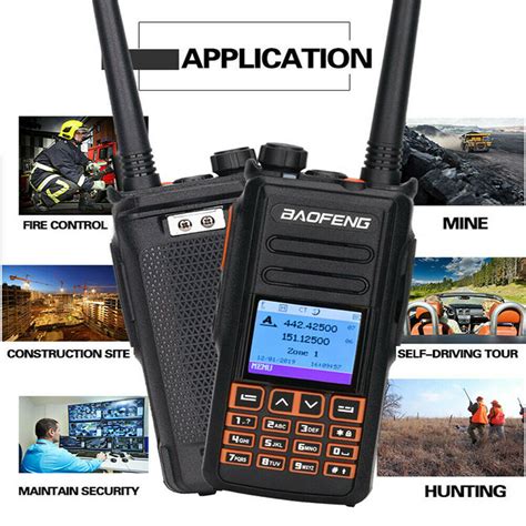 Baofeng Dm X Gps Walkie Talkie Dual Band Tier Dual Time Slot Dmr